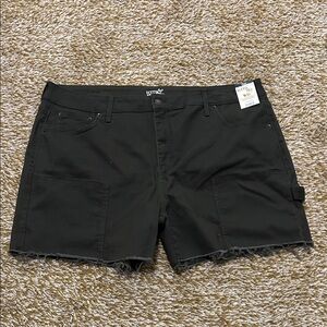 Terra & Sky Women's Dark Cargo Shorts